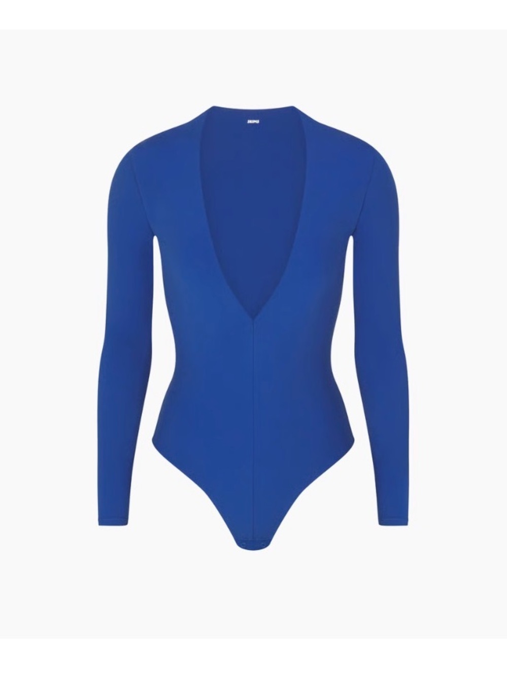 SKIMS Fits Everybody Plunge Bodysuit in Sapphire